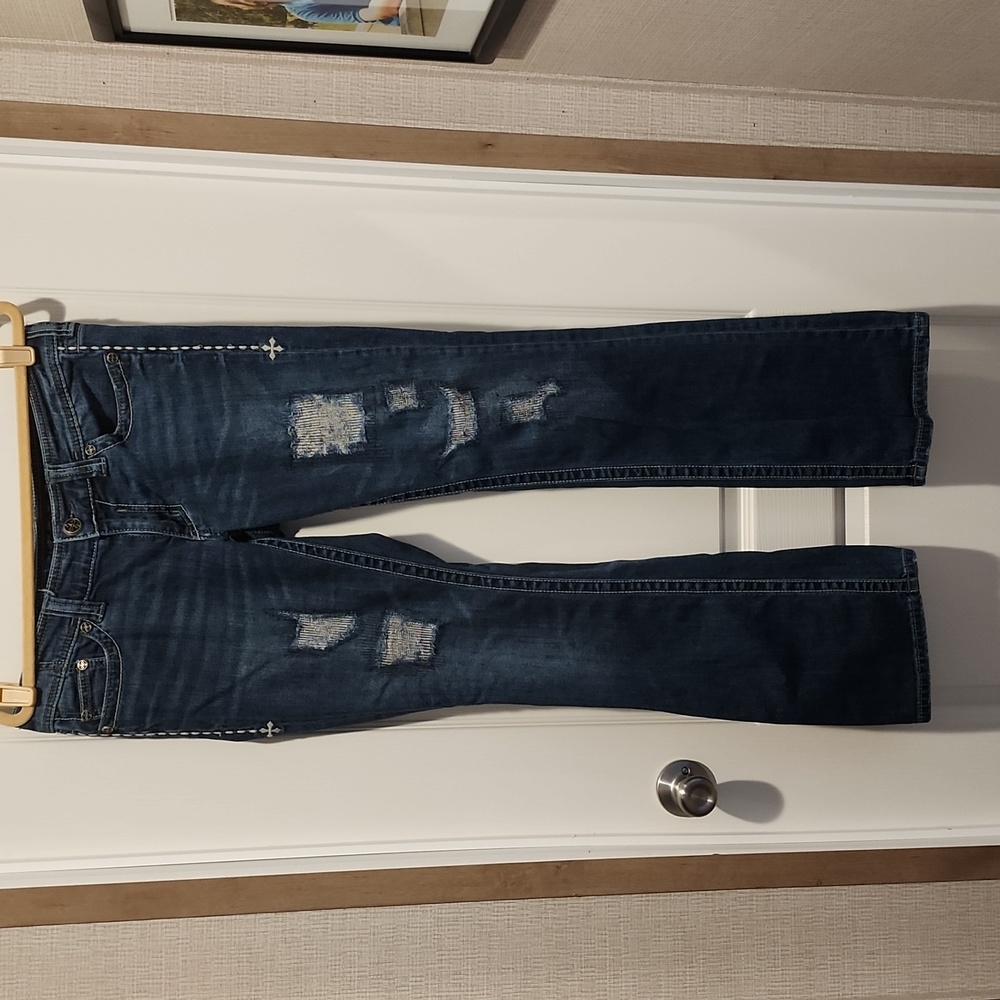 Affliction Jade Black Premium Bootcut Jeans